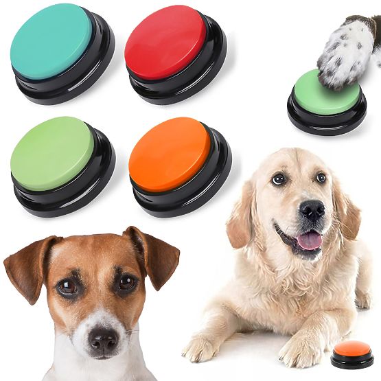 Set di 4 pulsanti di comunicazione per cani TALKER