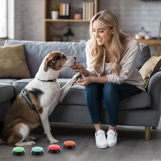 Set di 4 pulsanti di comunicazione per cani TALKER
