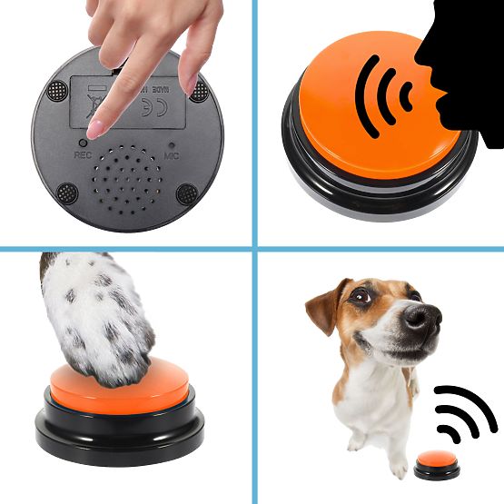 Set di 4 pulsanti di comunicazione per cani TALKER