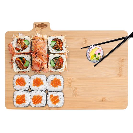 Set di 4 taglieri in bambù Skara