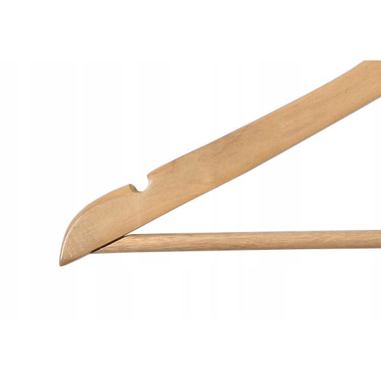 Set di 5 appendiabiti in legno RONDO marrone chiaro