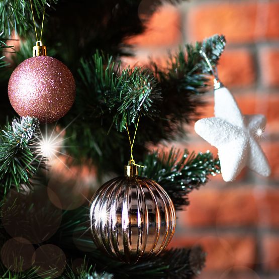 Set di 5 stelle bianche KL-21X21