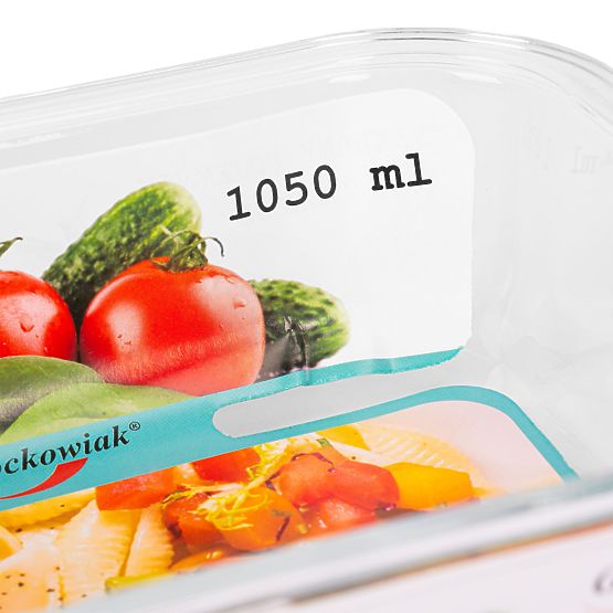 Set di 6 contenitori in vetro per alimenti AMALFI