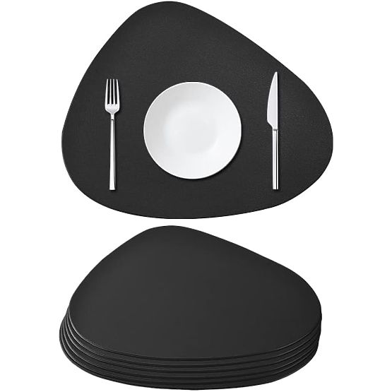 Set di 8 tovagliette TRIVAL BLACK