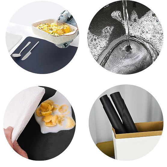 Set di 8 tovagliette TRIVAL BLACK