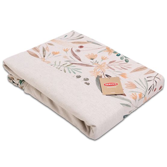 Set di biancheria da letto LINEN- leaves 220x200 + 2x 70x80