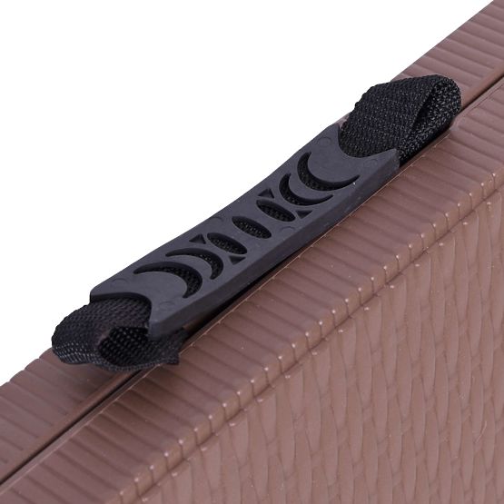 Set di catering Rattan marrone tavolo 180 cm + 2 panche