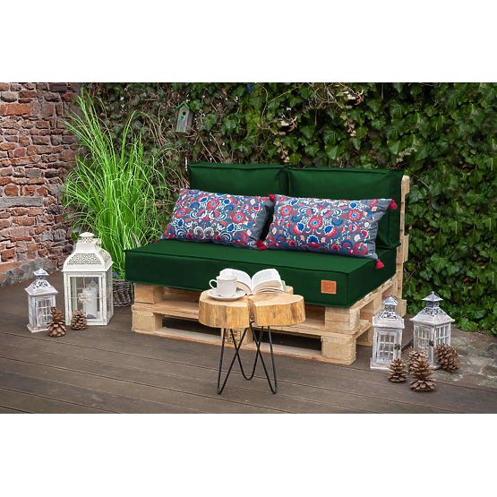 Set di cuscini per mobili pallet - Verde