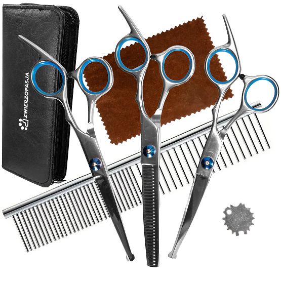 Set di forbici per animali GROMMY per cane e gatto