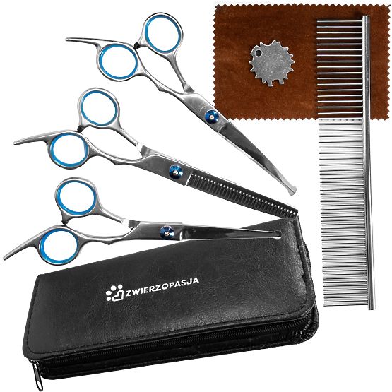 Set di forbici per animali GROMMY per cane e gatto