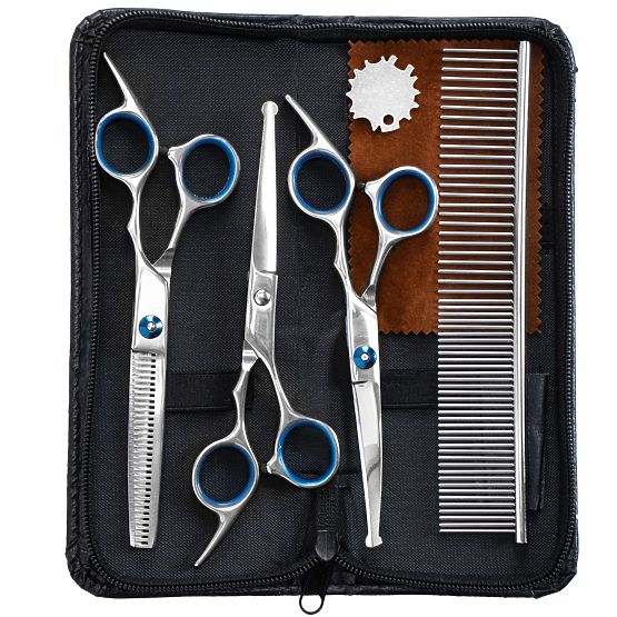 Set di forbici per animali GROMMY per cane e gatto