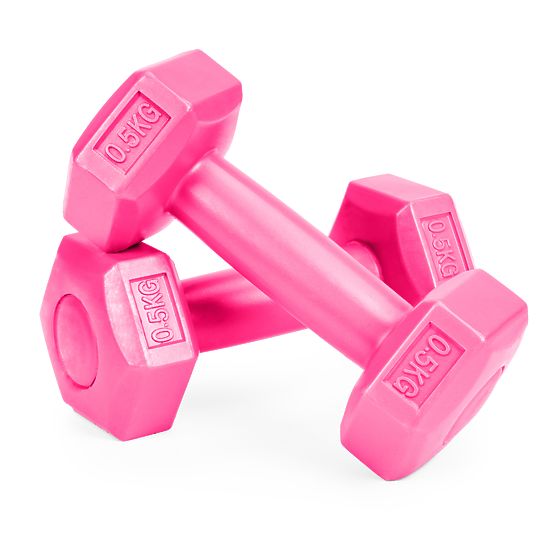 Set di manubri fitness 2x 0,5 kg