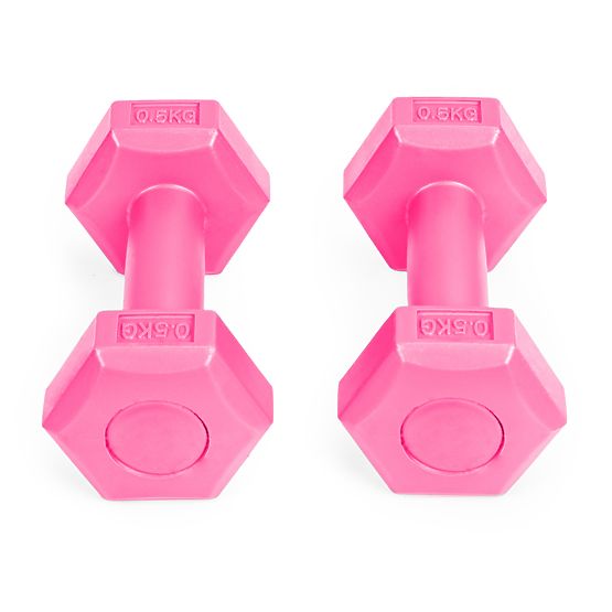 Set di manubri fitness 2x 0,5 kg