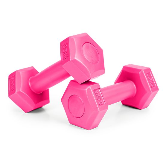 Set di manubri fitness 2x 0,5 kg