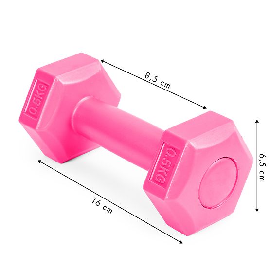 Set di manubri fitness 2x 0,5 kg