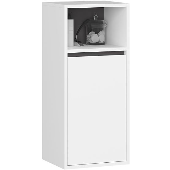 SET DI MOBILI DA BAGNO SOSPESI VAMI BIANCO / GRIGIO GRAFITE