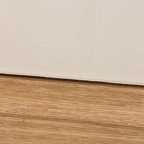 Set di mobili da giardino Castello, intrecciato, legno di acacia FSC, aspetto teak, beige