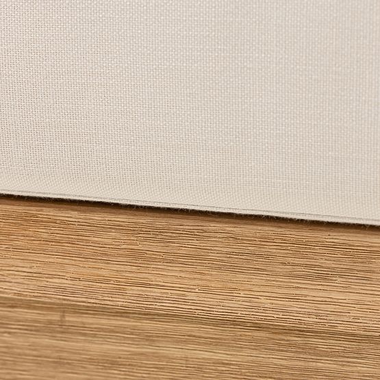 Set di mobili da giardino Castello, intrecciato, legno di acacia FSC, aspetto teak, beige