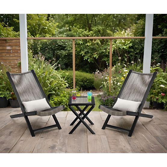 Set di mobili da giardino CHILL ONYKS