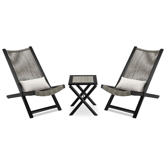 Set di mobili da giardino CHILL ONYKS