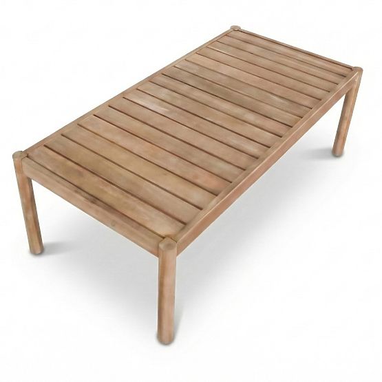Set di mobili da giardino Fiorentino 2 aspetto teak, intreccio, legno di acacia chiaro FSC, beige, a