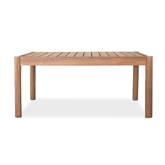 Set di mobili da giardino Fiorentino aspetto teak, intrecciato, legno di acacia chiaro FSC, verde, a