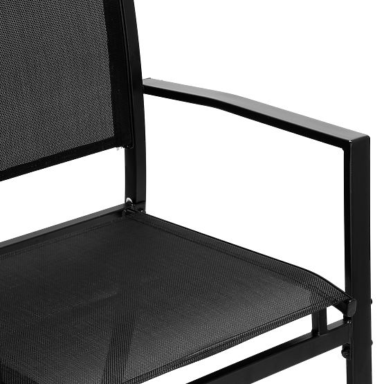 Set di mobili da giardino GRACIOSA BLACK