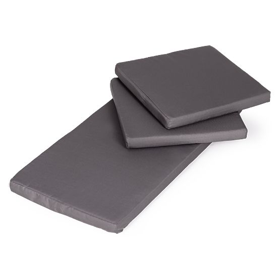 Set di mobili da giardino in technorattan panca tavolo sedie marrone scuro MultiGarden
