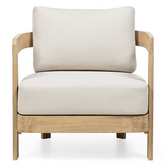 Set di mobili da giardino Japandi in legno di acacia FSC, aspetto teak, beige chiaro, arrotondato