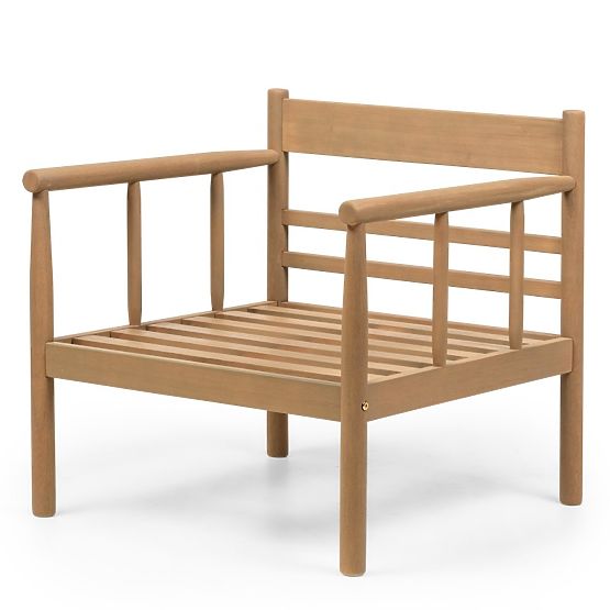 Set di mobili da giardino Mortlake in legno di eucalipto FSC, aspetto teak, beige chiaro