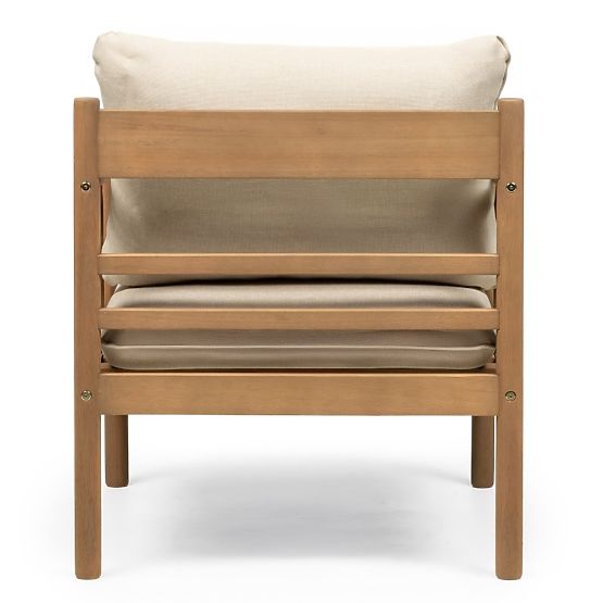 Set di mobili da giardino Mortlake in legno di eucalipto FSC, aspetto teak, beige chiaro