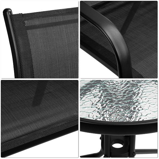 Set di mobili da giardino PALMA tavolo + 2 sedie