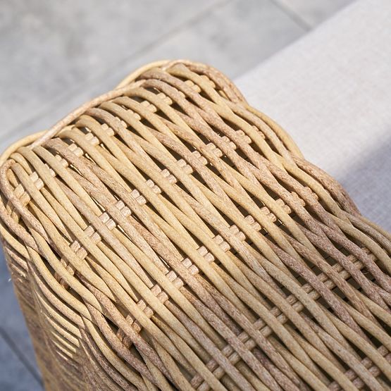 Set di mobili da giardino Sandy, rattan sintetico, beige