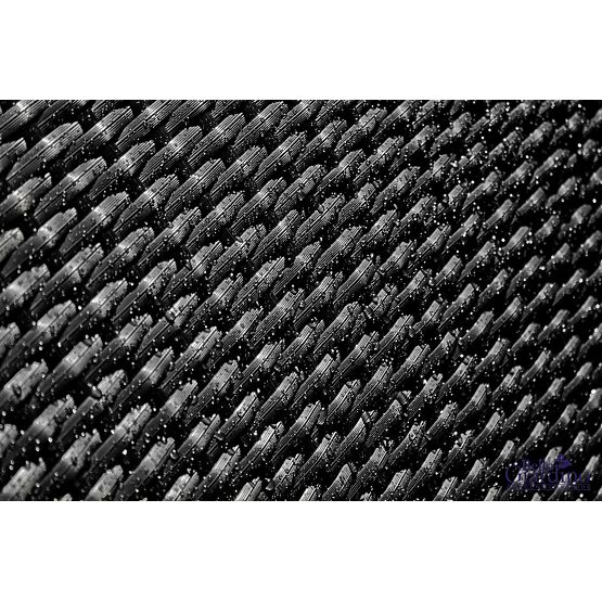 Set di mobili da pranzo in tecnorattan (tavolo 150×90 cm + 6 sedie) AVVICENTE, nero