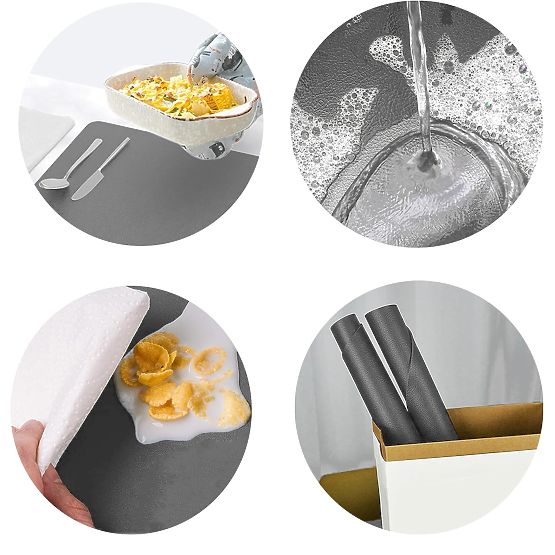 Set di tovagliette da tavola TRIVAL GREY