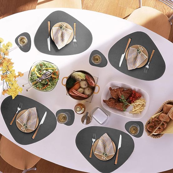 Set di tovagliette da tavola TRIVAL GREY