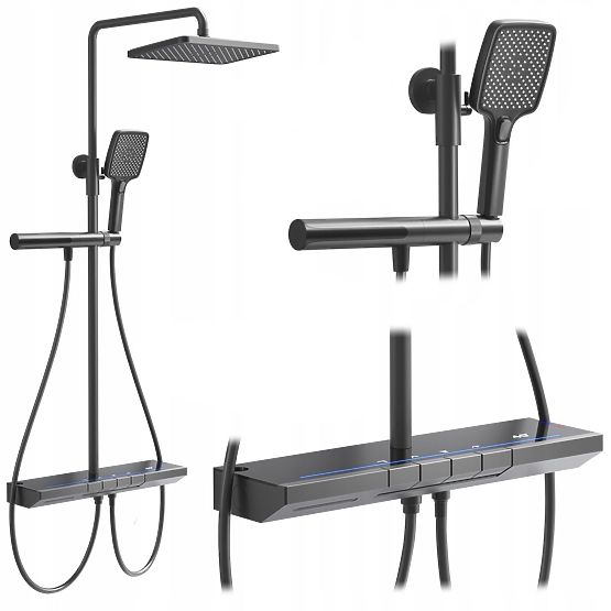 Set doccia con termostato REA Pedro Titan