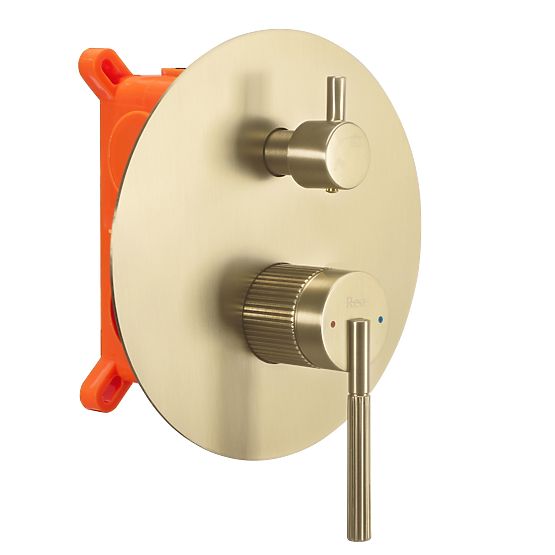 Set doccia da incasso Rea Argon Oro Spazzolato + BOX