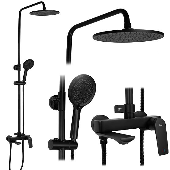 Set doccia REA AVALON NERO