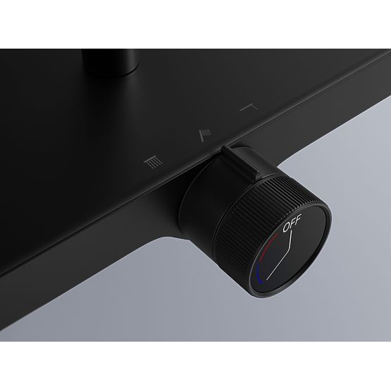 Set doccia REA Bari Nero