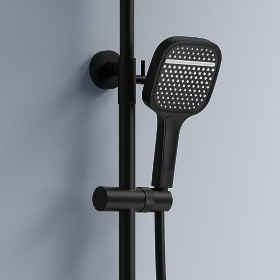 Set doccia REA Bari Nero