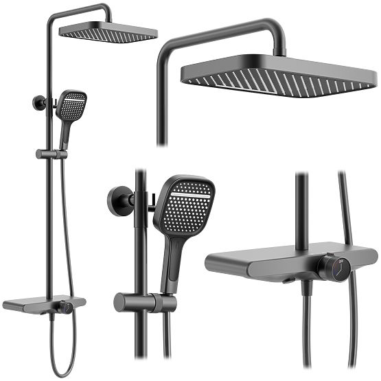 Set doccia REA Bari Titanio