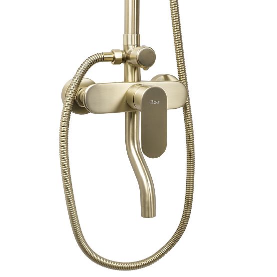 Set doccia Rea DROP Oro Spazzolato