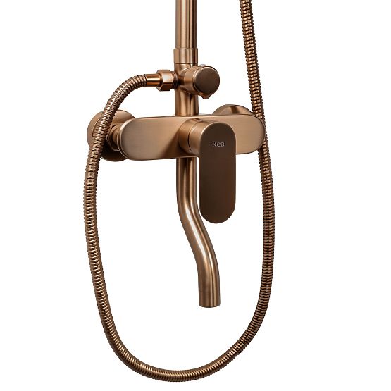 Set doccia Rea DROP Rame Spazzolato