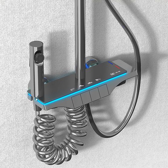 Set doccia REA Savio con display LED Titan