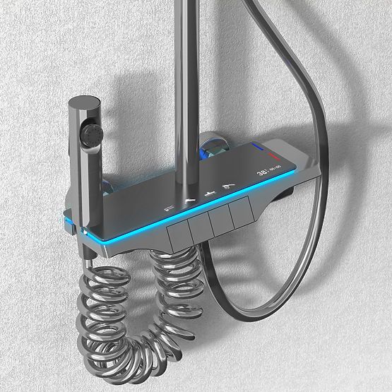 Set doccia REA Savio con display LED Titan