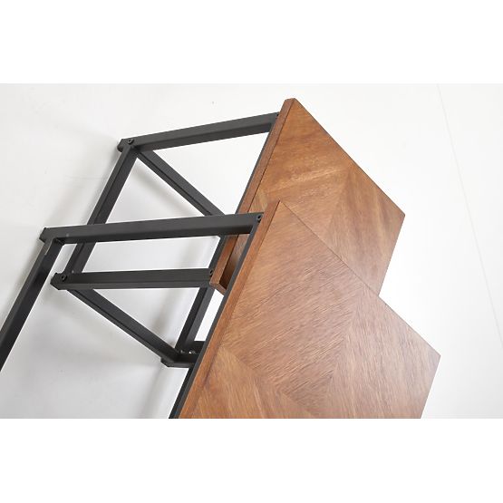 Set ELZA di 2 panche, noce/nero (1p=1pz)