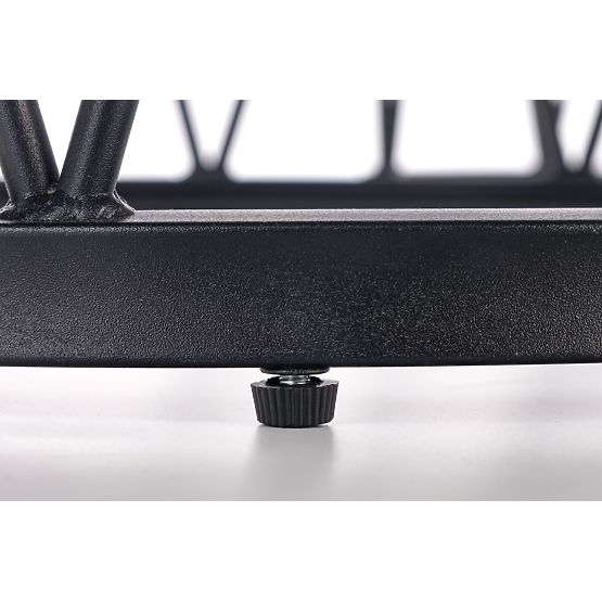 Set FORMOSA di 2 panche, marmo bianco / nero (2p=1pz)