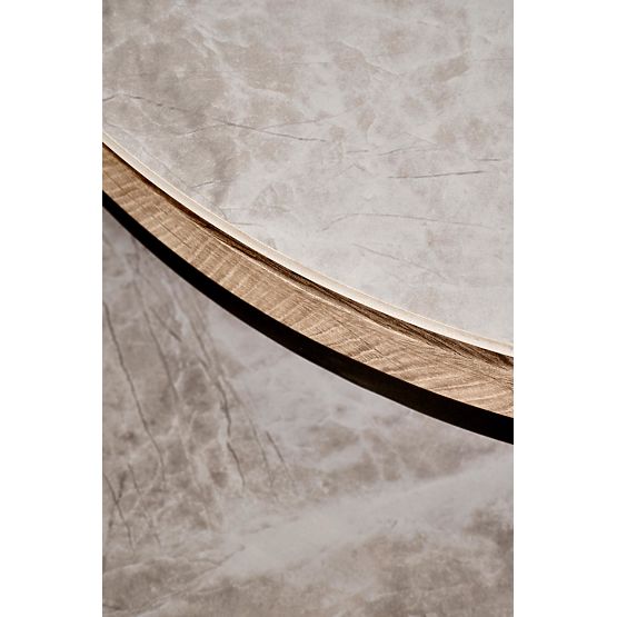 Set ITAKA di 2 panche, marmo cenere / grafite (1p=1pz)