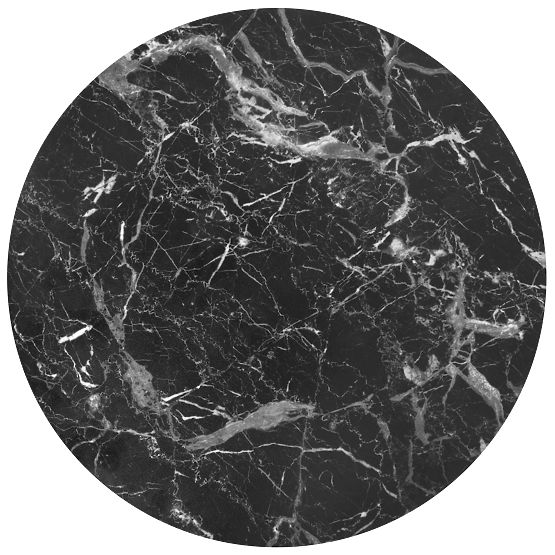 Set JAVA di 2 panche, marmo nero / nero (1p=1pz)